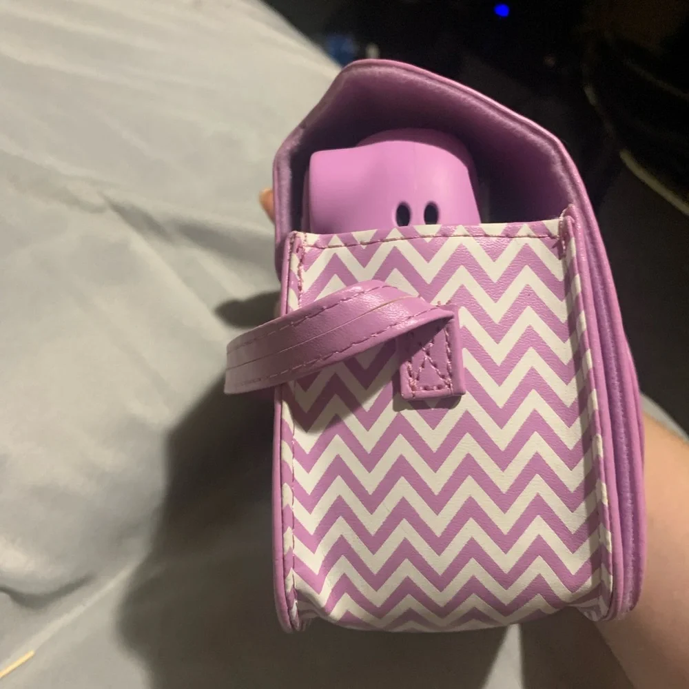 Purple Instax mini 7+ case included (film not included)
